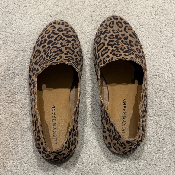 Lucky Brand Animal Print Slip-On Shoes - Picture 8 of 8